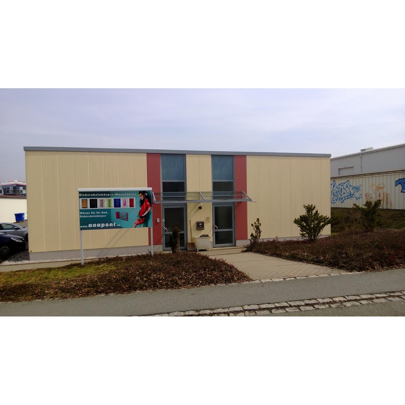 Unternehmensgebäude und Fertigungsstandort der anapont GmbH in Annaberg-Buchholz