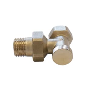 Rücklaufventil/Rücklaufverschraubung  DN15 1/2" x 1/2" Eckform