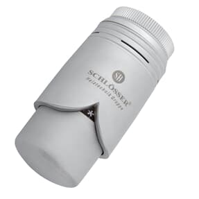 Thermostatkopf Brillant SH Satin, silber/matt Thermostatkopf Brillant SH Satin, silber/matt