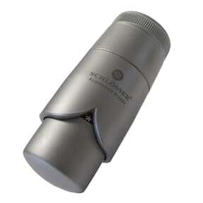 Thermostatkopf für Danfoss DZ Satin, silber/matt Thermostatkopf für Danfoss DZ Satin, silber/matt