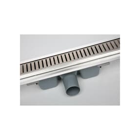 Duschrinne APZ101, inkl. Rost, Bauhöhe nur 55mm