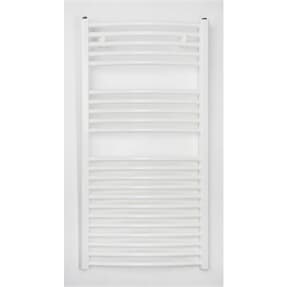 Badheizkörper weiss gebogen 1175h x 500b