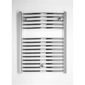 Badheizkörper chrom gebogen 775h x 750b