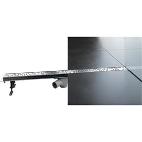 Duschrinne APZ13, inkl. Siphon und Rost