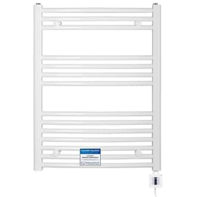 elektrischer Handtuchheizkörper BH214e 775h x 600b weiss gebogen elektrischer Handtuchheizkörper BH214e 775h x 600b weiss gebogen