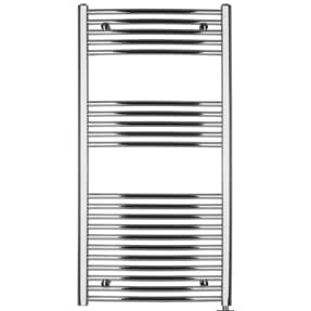 elektrischer Handtuchheizkörper BH418Es 1175h x 750b chrom gebogen