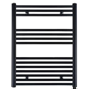 Badheizkörper schwarz gerade 775h x 600b