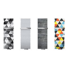 Designheizkörper Tropez Slim Grafik 1810h x 620b inkl. Anschlussblock und Handtuchhalter Designheizkörper Tropez Slim Grafik 1810h x 620b inkl. Anschlussblock und Handtuchhalter