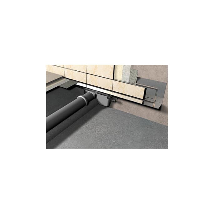 Duschrinne Wandeinbau, mit Beleuchtung möglich