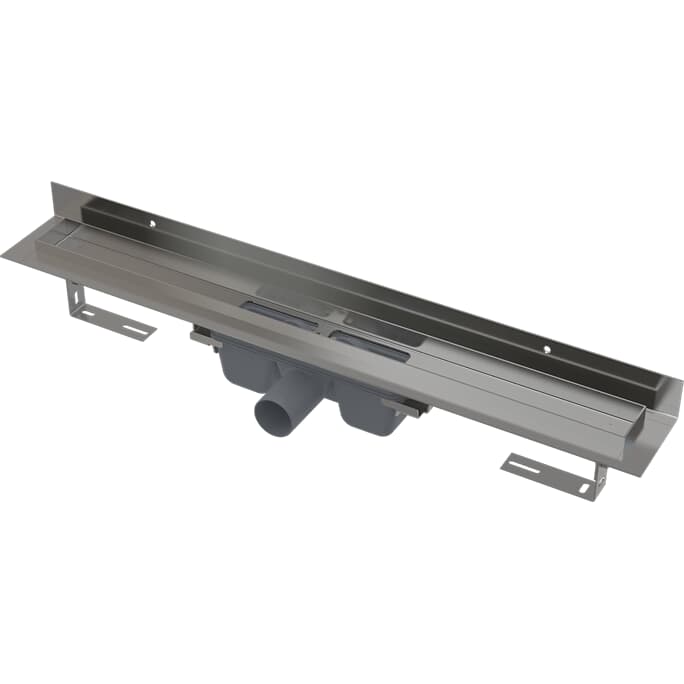 Duschrinne Unterteil APZ16 1100mm, wird bündig an die Wand montiert