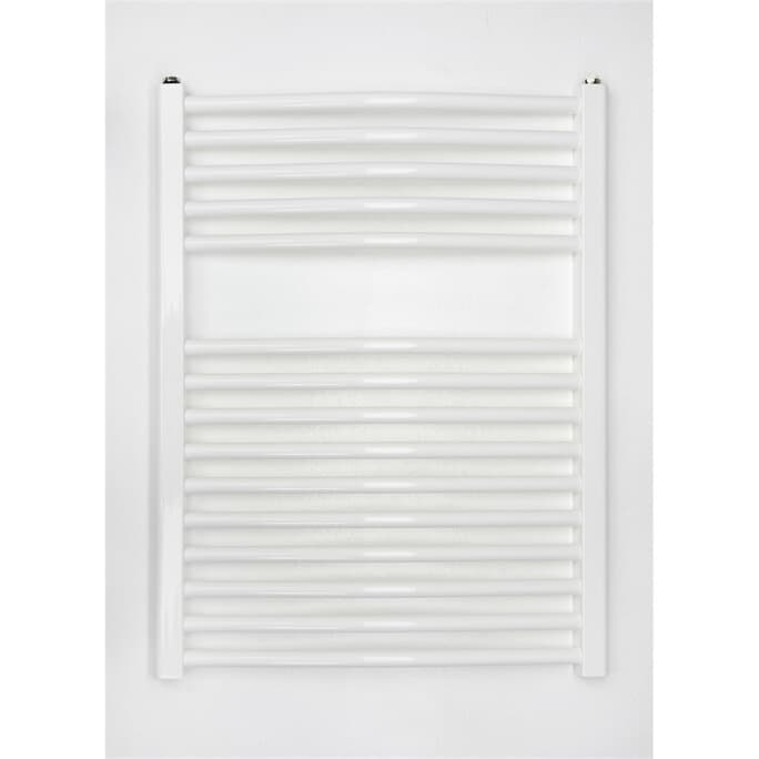 Badheizkörper weiss gebogen 775h x 600b