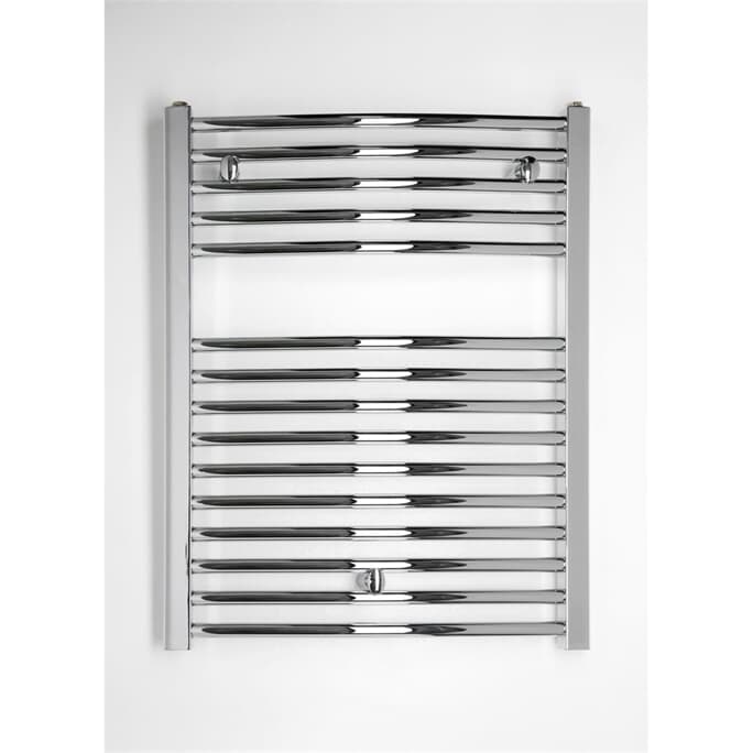 Badheizkörper chrom gebogen 775h x 600b Badheizkörper chrom gebogen 775h x 600b