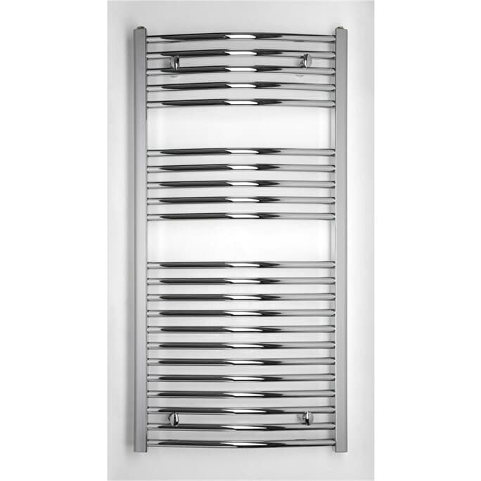 Badheizkörper chrom gebogen 1175h x 600b Badheizkörper chrom gebogen 1175h x 600b