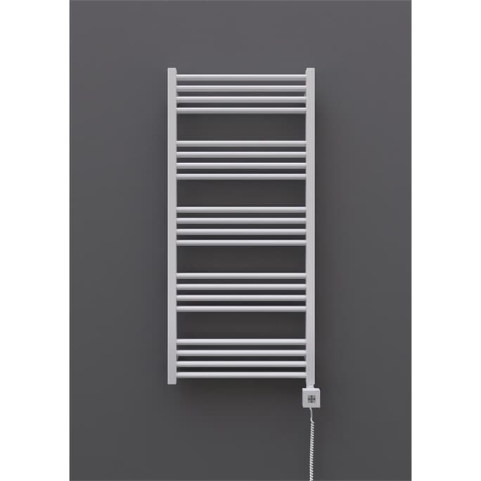 Elektro-Handtuchheizkörper 1140h x 500b e1 weiss gerade Elektro-Handtuchheizkörper 1140h x 500b e1 weiss gerade