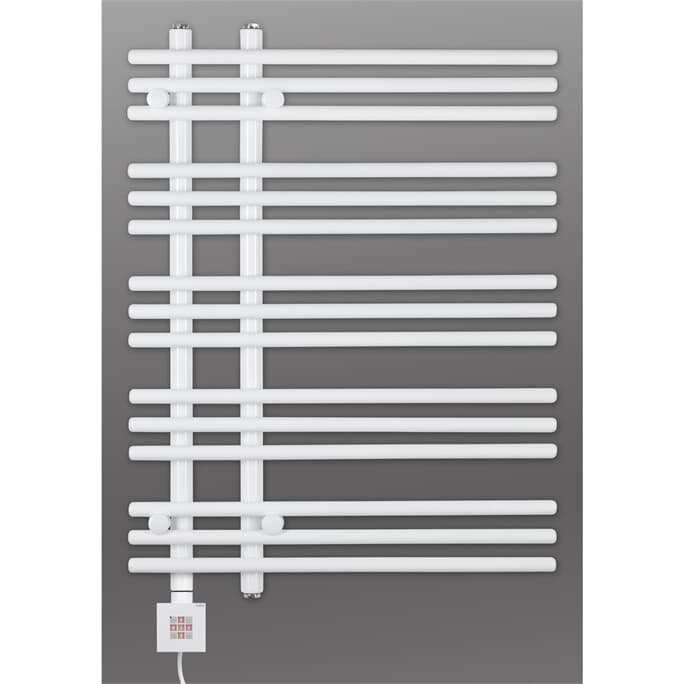 Design Elektrobadheizkörper Barsa 800h x 500b in weiss Design Elektrobadheizkörper Barsa 800h x 500b in weiss