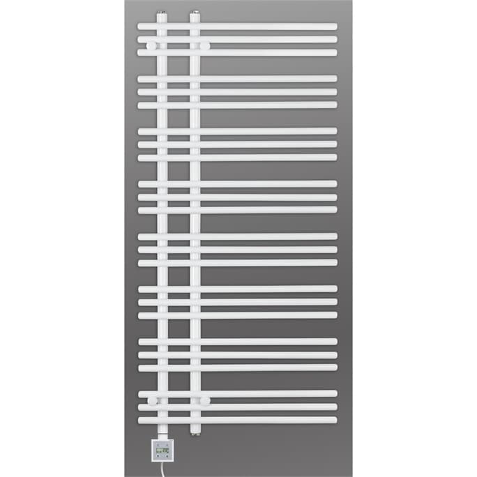 Design Elektrobadheizkörper Barsa 1300h x 600b in weiss Design Elektrobadheizkörper Barsa 1300h x 600b in weiss