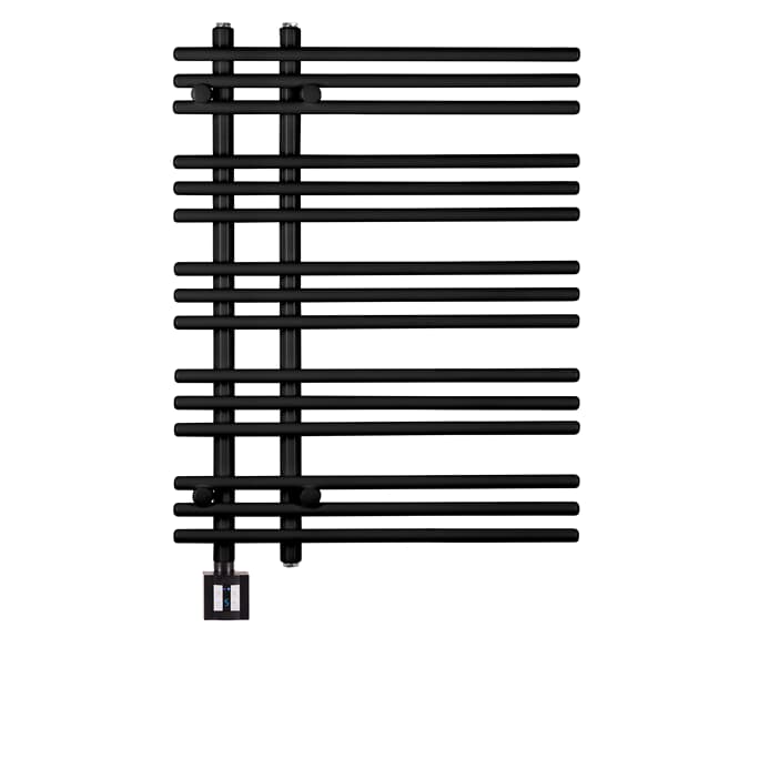 Design Elektrobadheizkörper Barsa 800h x 600b schwarz/matt