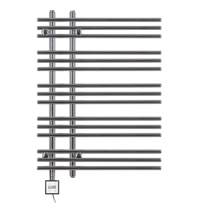 Design Elektrobadheizkörper Barsa 800h x 500b in chrom Design Elektrobadheizkörper Barsa 800h x 500b in chrom