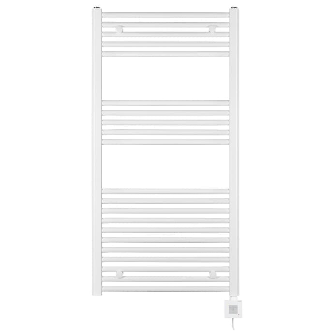 elektrischer Handtuchheizkörper BH121e 1175h x 400b weiss gerade