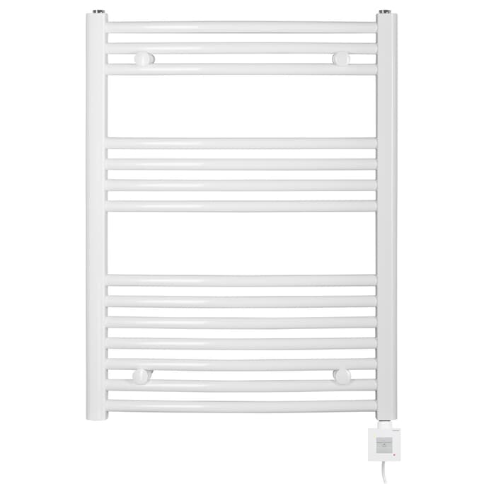 elektrischer Handtuchheizkörper BH214e 775h x 600b weiss gebogen elektrischer Handtuchheizkörper BH214e 775h x 600b weiss gebogen