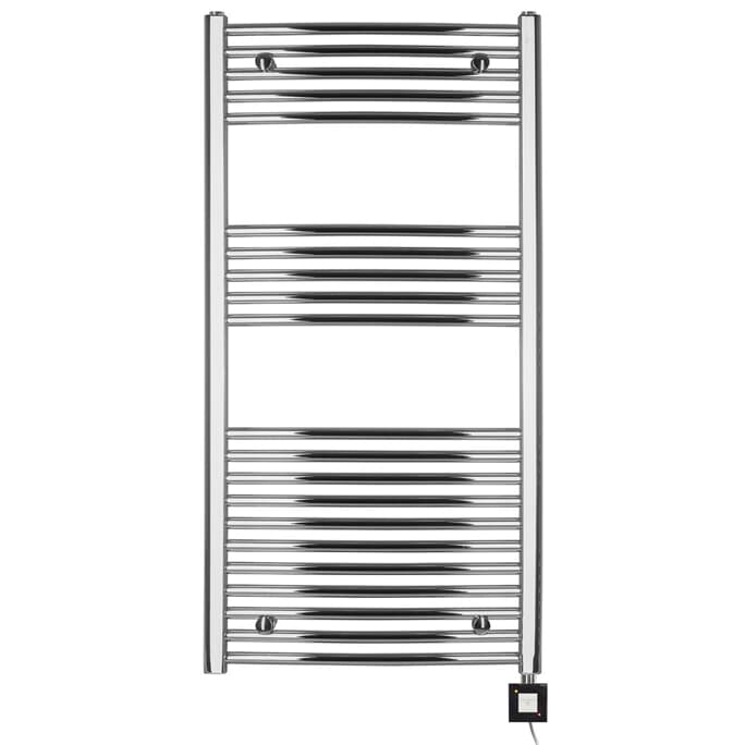 elektrischer Handtuchheizkörper BH415e 1175h x 600b chrom gebogen