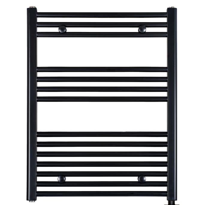 Badheizkörper schwarz gerade 775h x 600b