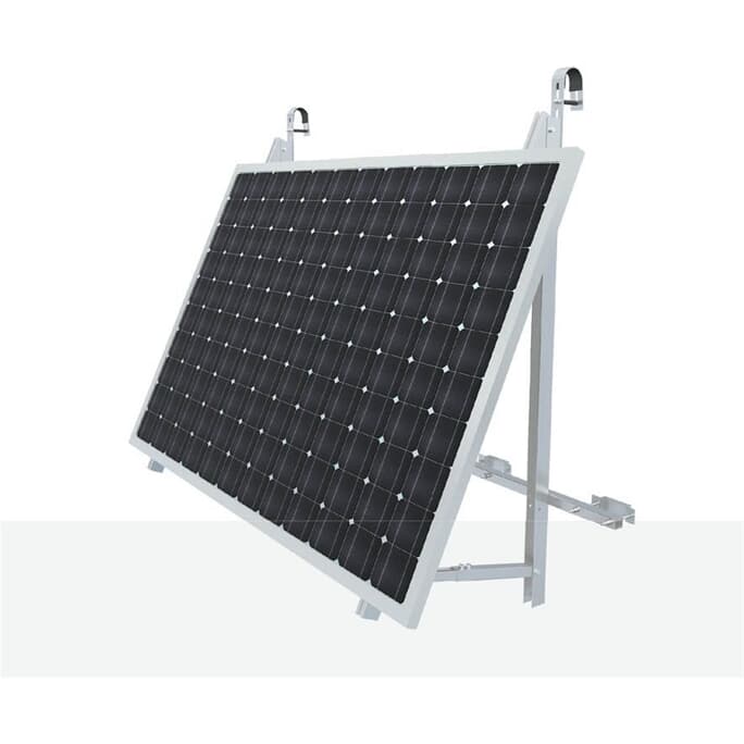 Halterung für Balkonkraftwerk, Geländer, Mauerwerk, oder Fachdach