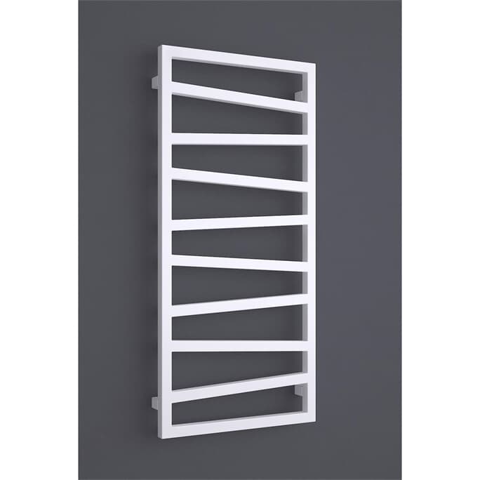 elektrischer Handtuchheizkörper ZigZag3e2 1070h x 500b weiss