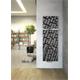 Designheizkörper Tropez Slim Beton 1810h x 420b inkl. Anschlussblock und Handtuchhalter
