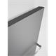 Designheizkörper Tropez Slim Beton 1810h x 420b inkl. Anschlussblock und Handtuchhalter